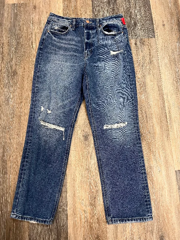 Blue Denim Jeans Straight Mica, Size 6/28