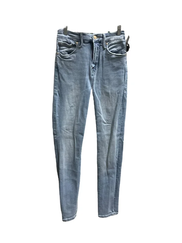 Jeans Skinny By Good American In Blue, Size: 2