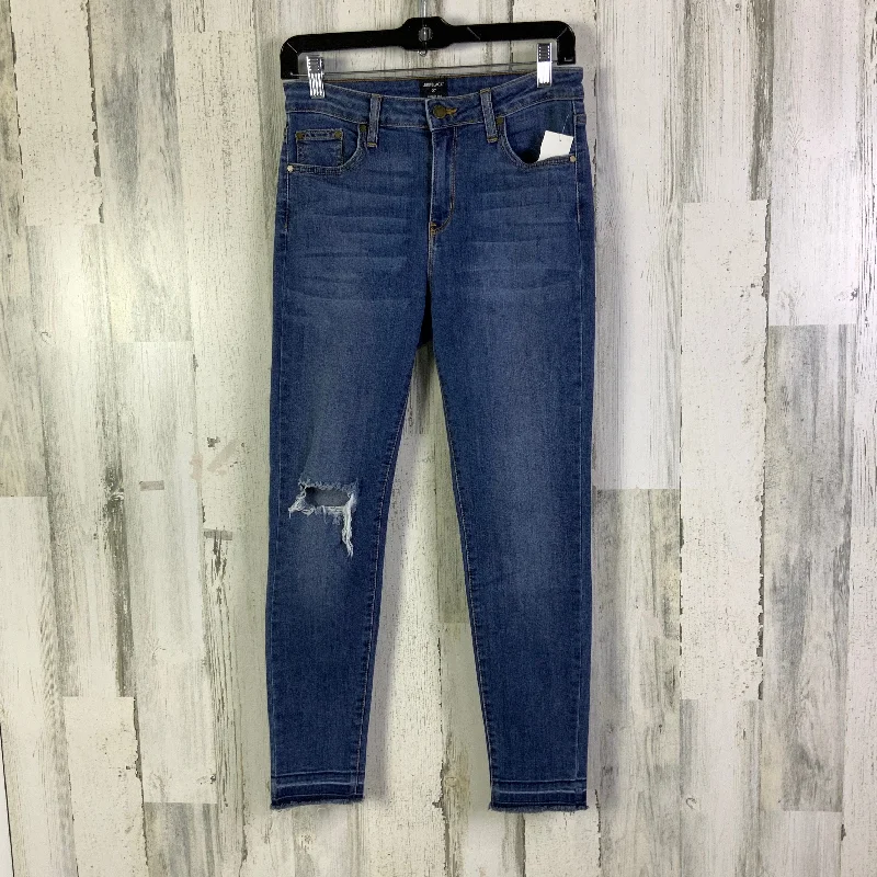 Jeans Skinny By Just Black In Blue Denim, Size: 4