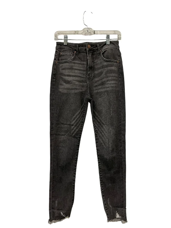 Jeans Skinny By Risen In Black Denim, Size: 2