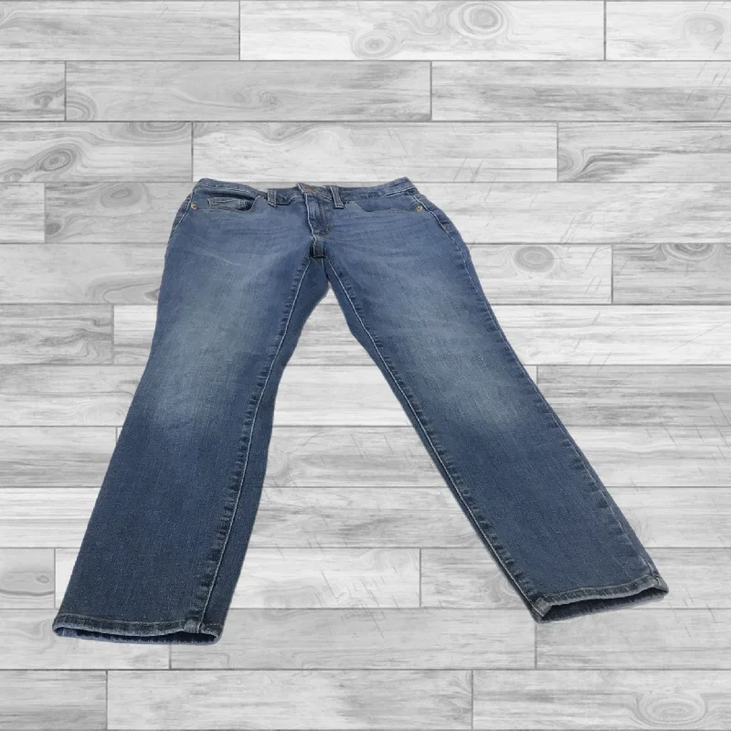 Jeans Skinny By Universal Thread In Blue Denim, Size: 4