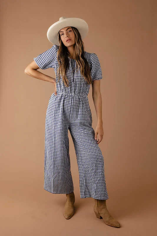 First Call Gingham Romper