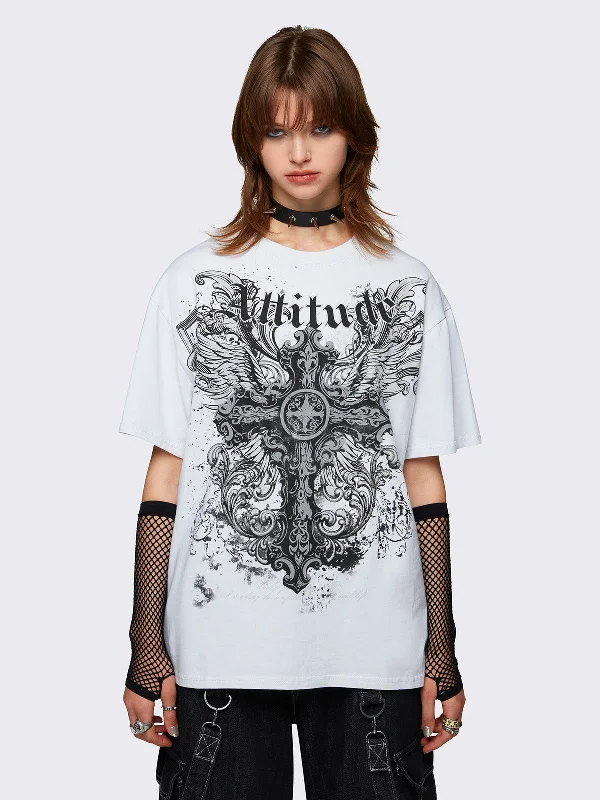 Attitude Wings Graphic T-Shirt