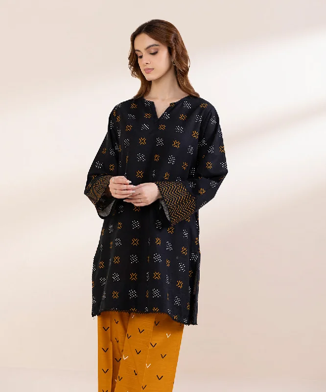 Printed Light Khaddar Shirt