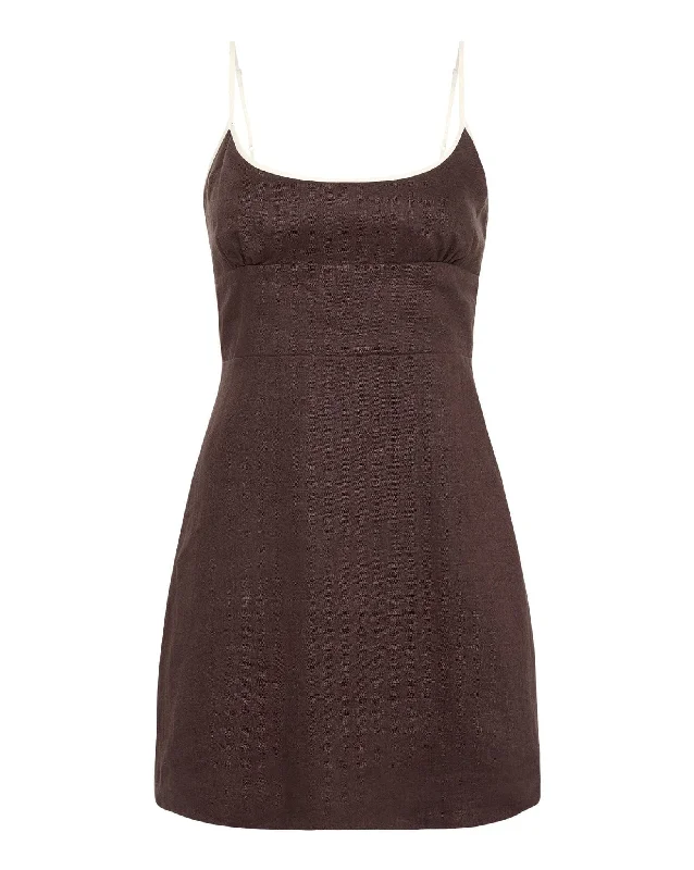 Bria Linen Mini Dress