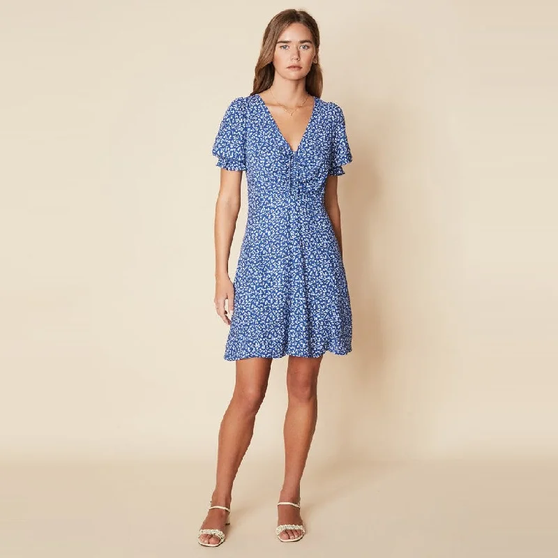 Palma Mini Dress (Maddy Floral Blue)