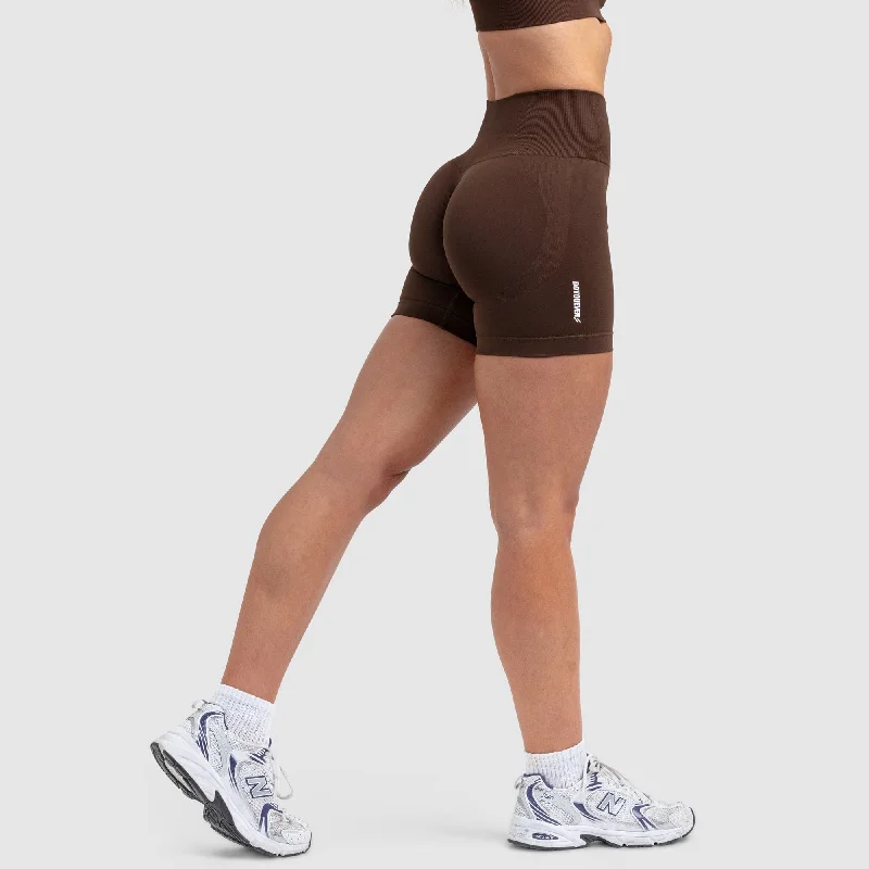 Scrunch 2 Seamless Shorts - Espresso