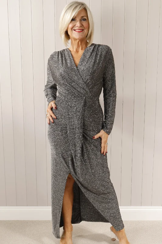 Camden Maxi Dress Silver