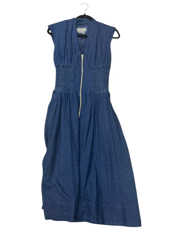 Dress Casual Maxi By Anthropologie In Blue, Size: S