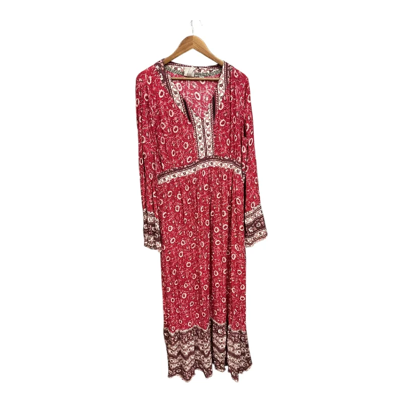 Dress Casual Maxi By Knox Rose In Red, Size: Xxl