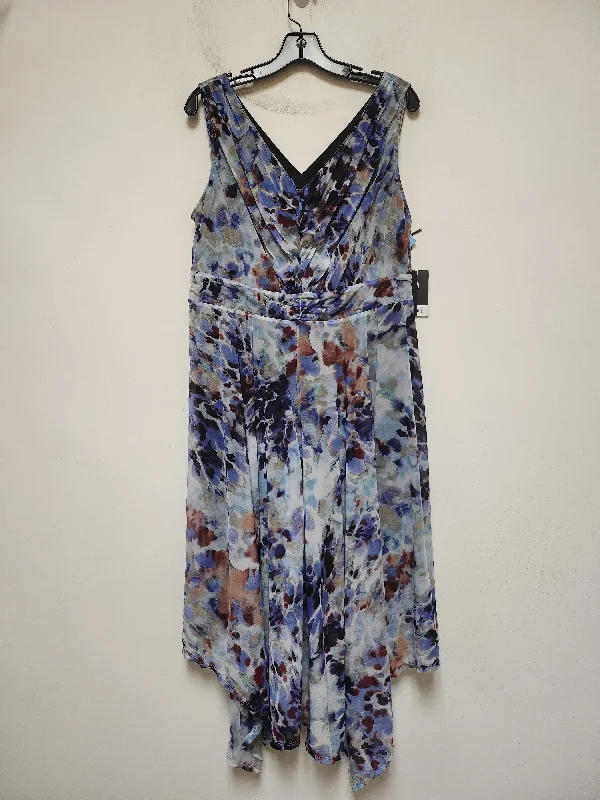 Dress Casual Maxi By Simply Vera In Multi-colored, Size: Xl