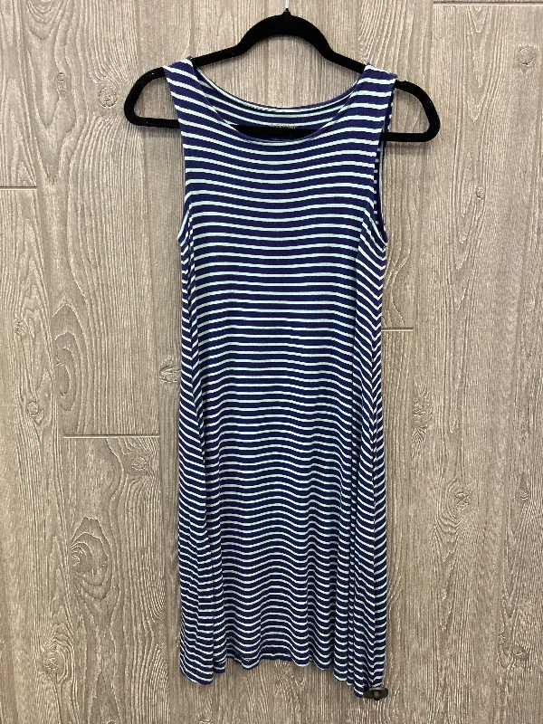 Dress Casual Midi By Apt 9 In Blue, Size: Xs