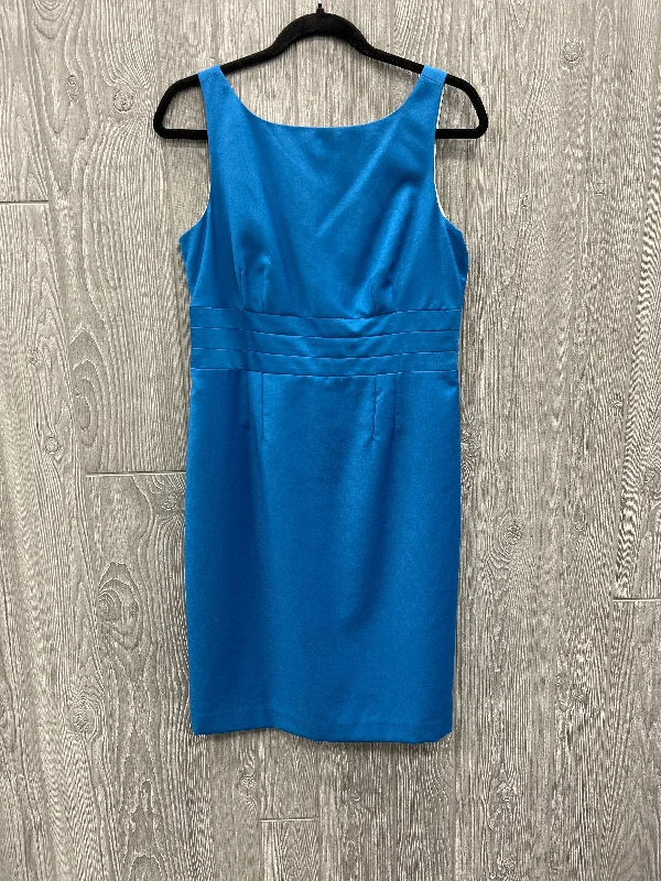 Dress Casual Midi By Banana Republic In Blue, Size: M