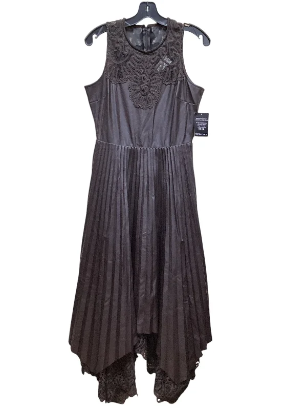 Dress Casual Midi By Boston Proper In Brown, Size: M