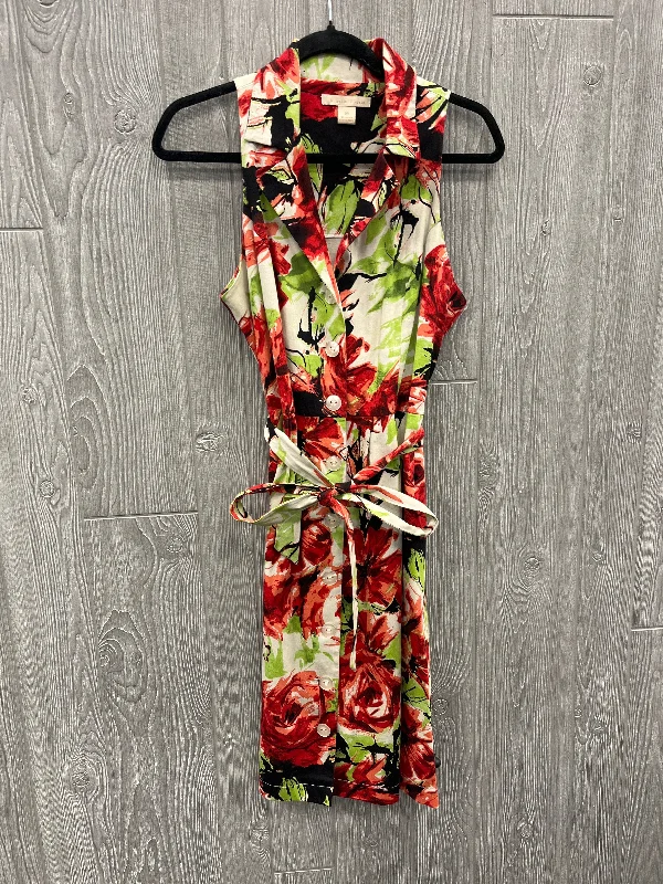 Dress Casual Midi By Jonathan Martin In Red, Size: M