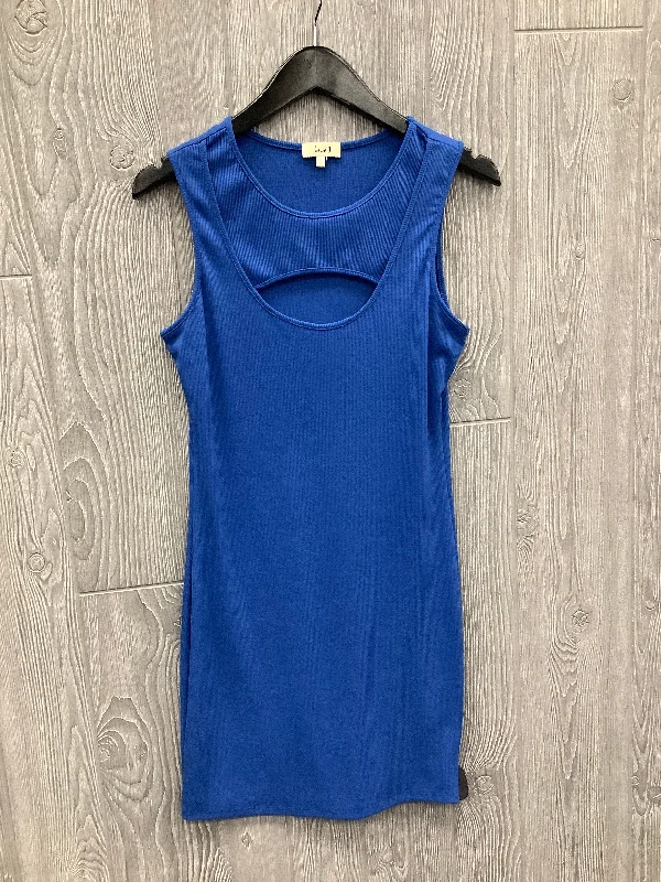 Dress Casual Midi By Love J In Blue, Size: Xl