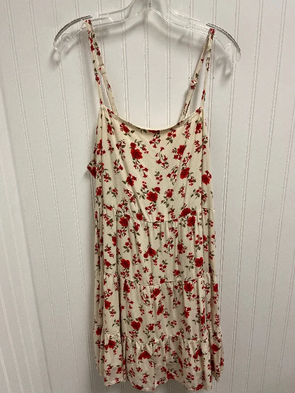 Dress Casual Midi By Old Navy In Cream, Size: Xl