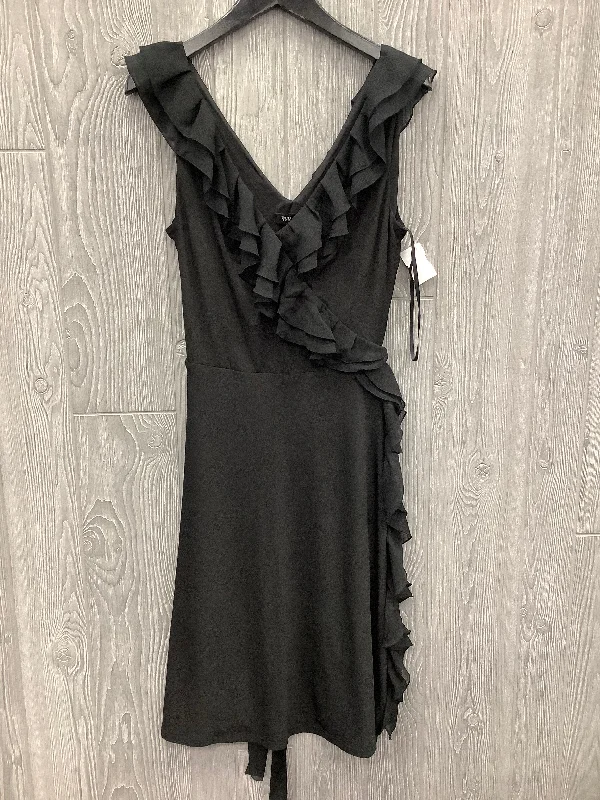 Dress Casual Midi By White House Black Market In Black, Size: Xl