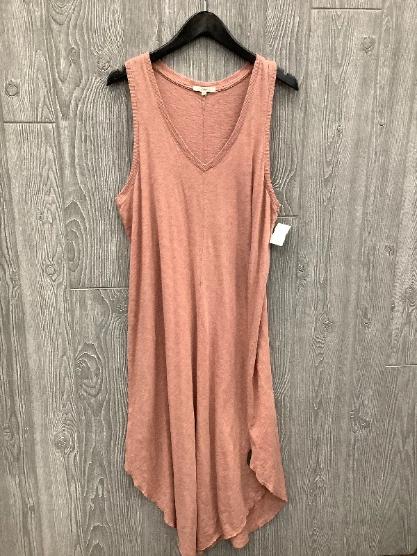 Dress Casual Midi By Z Supply In Pink, Size: Xl