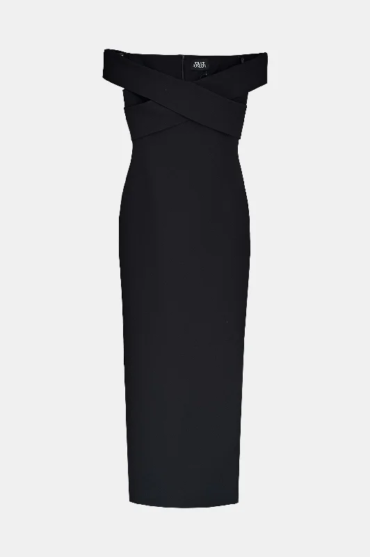 Ines Maxi Dress in Black