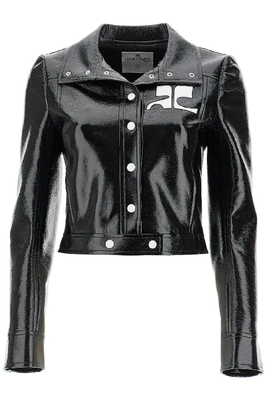 Courreges Women's Re-Edition Vinyl Effect Jacket