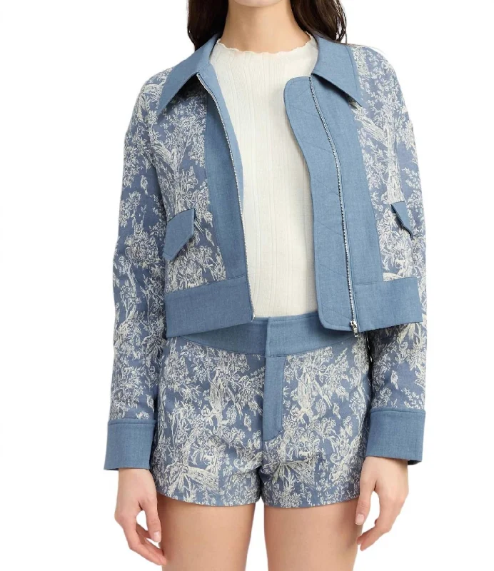 Jodie Jacket In Denim Natural