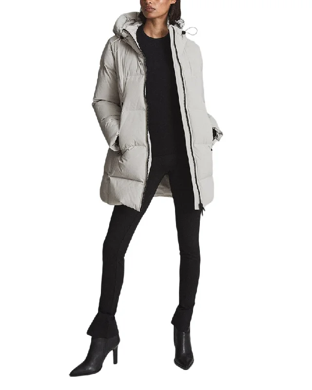 Reiss Astrid Mid Length Puffer Jacket