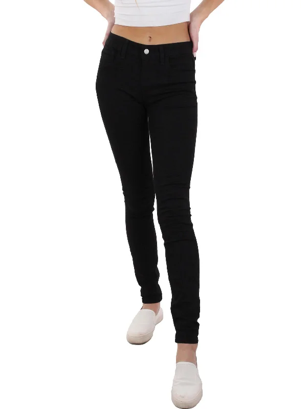 Womens Mid-Rise Everyday Skinny Jeans