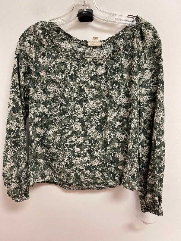 Top Long Sleeve By Ana In Green, Size: Xs