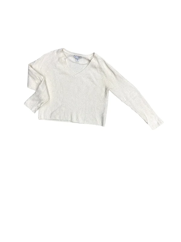 Top Long Sleeve By Athleta In Cream, Size: XXS