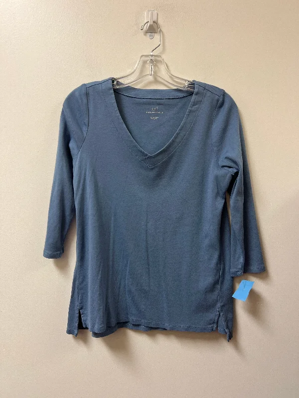 Top Long Sleeve By J. Jill In Blue, Size: S