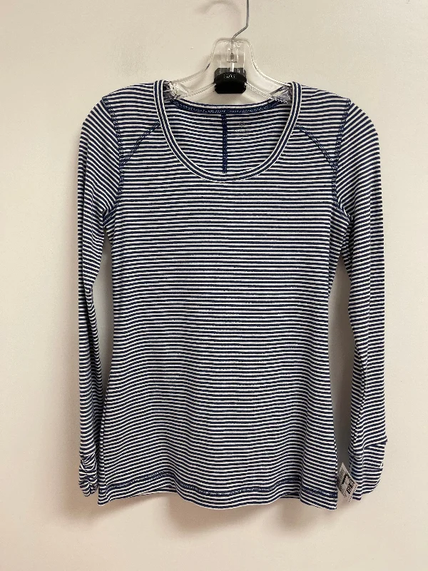 Top Long Sleeve By Talbots In Striped Pattern, Size: Sp