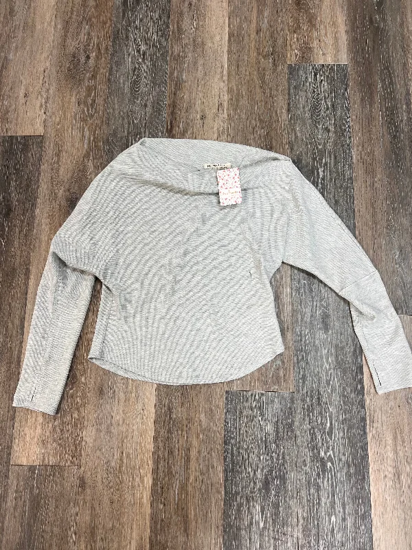 Top Long Sleeve By We The Free In Grey, Size: L